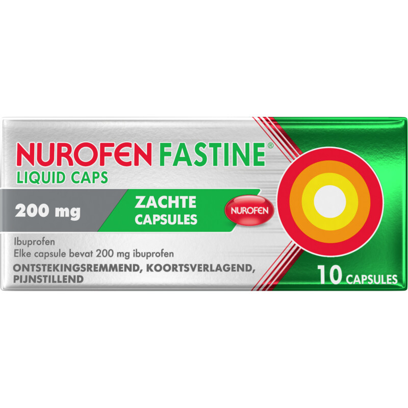 Een afbeelding van Nurofen Fastine liquid caps