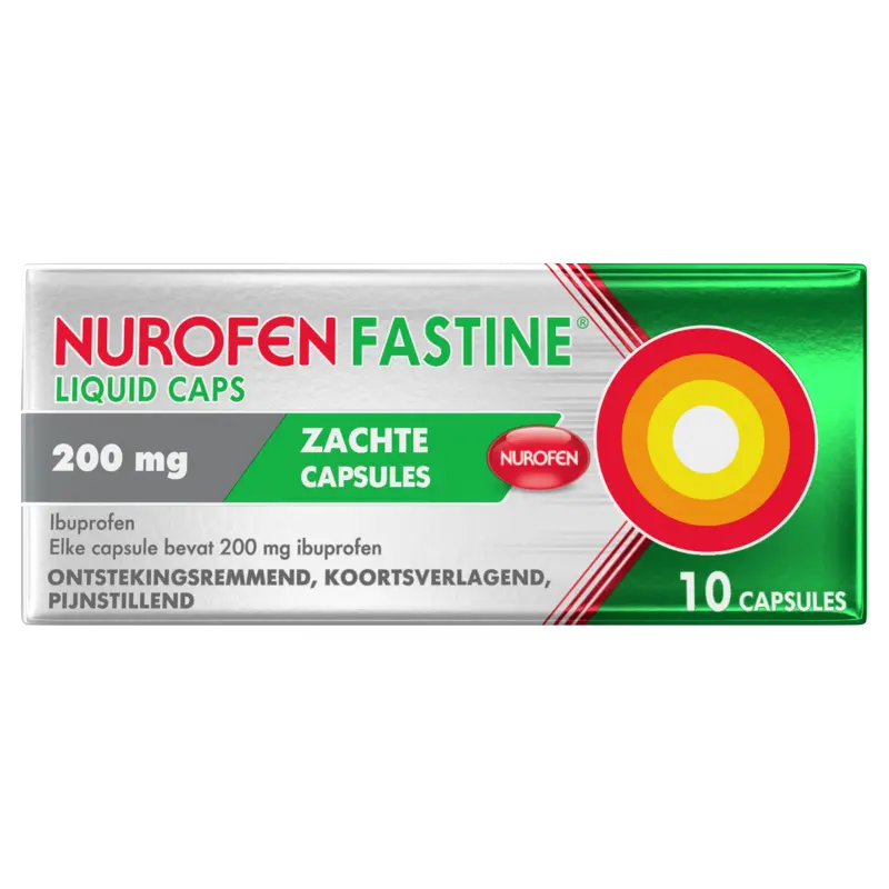 Ibuprofen Fastine liquid caps 200 mg