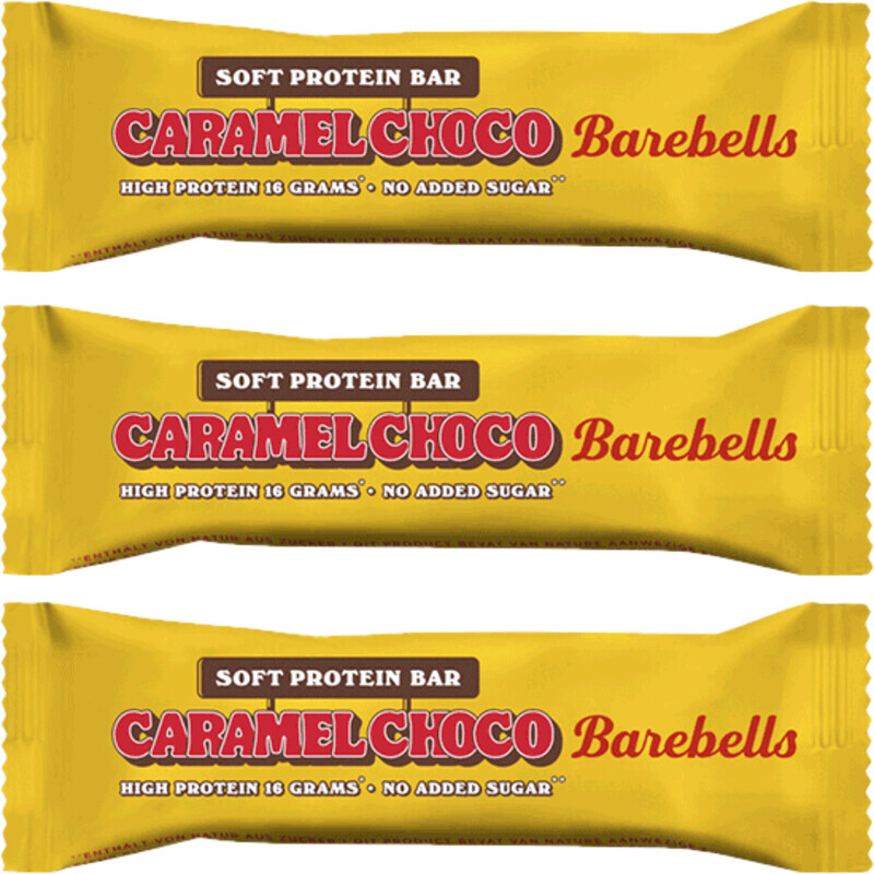 Een afbeelding van Barebells Soft Caramel Choco 3-pack