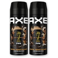 Axe Dark temptation deodorant spray 2-pack