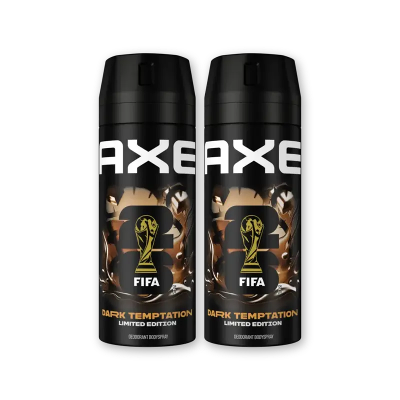 Axe Dark temptation deodorant spray 2-pack