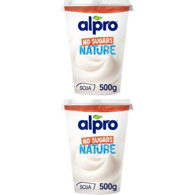 pdp-image-Alpro Plantaardige yoghurt no sugars 2-pack