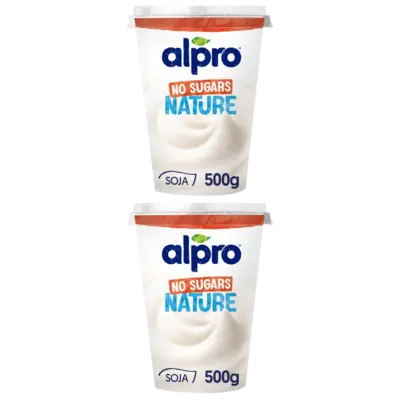 pdp-image-Alpro Plantaardige yoghurt no sugars 2-pack