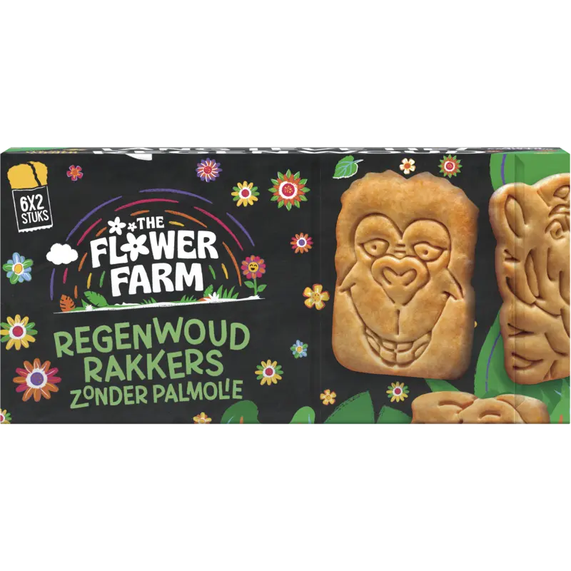 The Flower Farm Regenwoud Rakkers Zonder Palmolie 12 Stuks