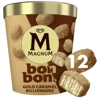 Magnum Bonbon gold caramel billionaire