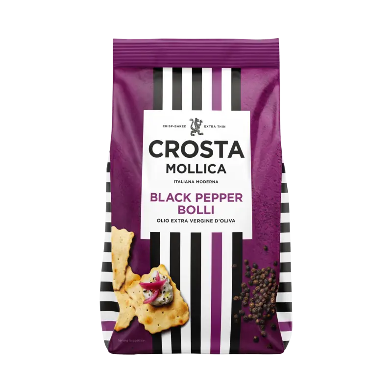 Crosta Mollica Bolli crackers zwarte peper