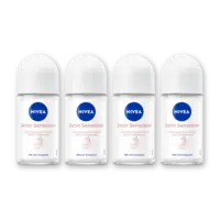 NIVEA Satin sensation anti transpirant rol 4pk