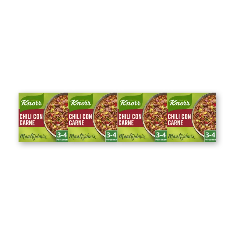 Knorr Maaltijdmix chili con carne 4-pack