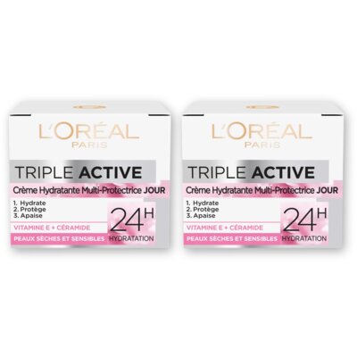 pdp-image-L'Oréal Triple active hyraterende dagcreme 2-pck