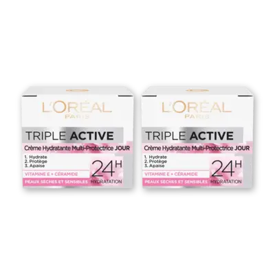 pdp-image-L'Oréal Triple active hyraterende dagcreme 2-pck