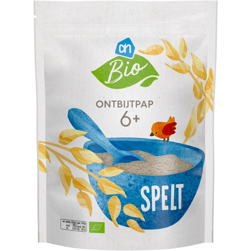 AH Biologisch Ontbijtpap spelt 6m+
