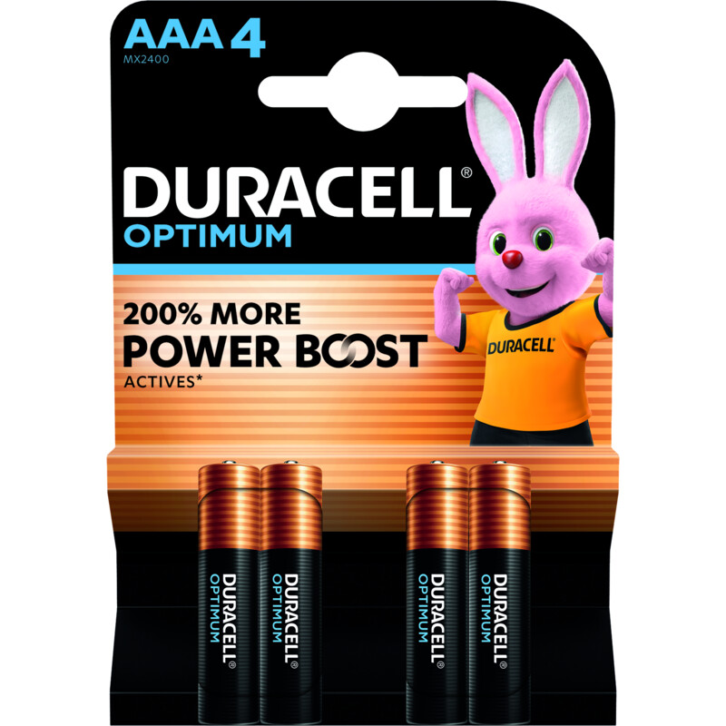 Een afbeelding van Duracell Optimum AAA batterijen