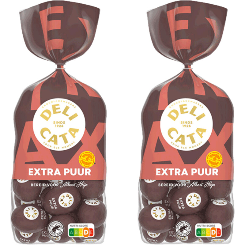 Een afbeelding van Delicata Paaseitjes extra puur 2-pack