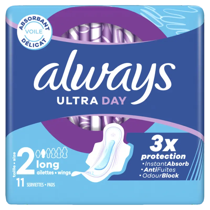Ultra Dag Maandverbanden Long (Maat 2)