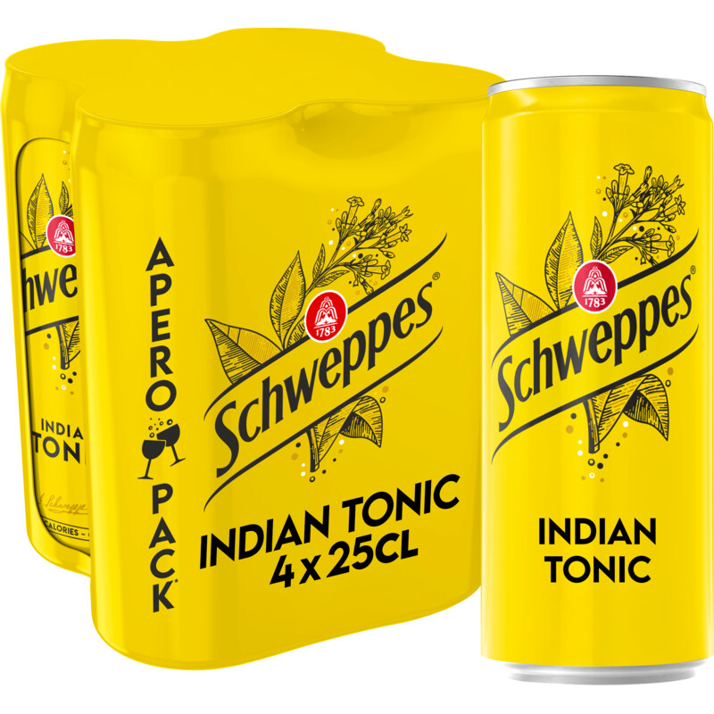 Een afbeelding van Schweppes Indian tonic 4-pack bel