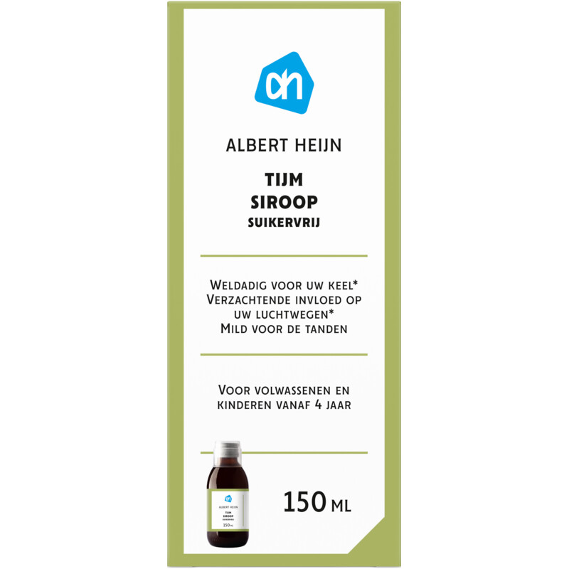Een afbeelding van AH Tijmsiroop suikervrij