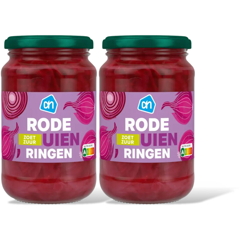 AH Rode uienringen zoetzuur 2-pack