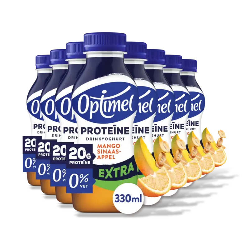 Optimel Proteine extra mango sinaasappel 8-pack