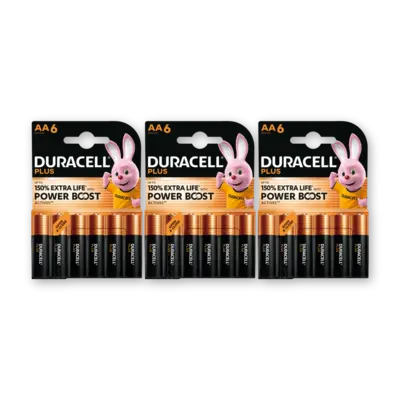 pdp-image-Duracell Plus AA-alkaline batterij MN1500 3-pck