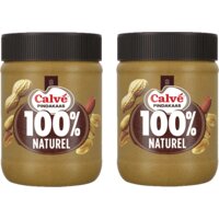 Calvé 100% Naturel pindakaas 2-pack