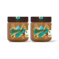 AH Smeuige pindakaas karamel zeezout sm 2pk