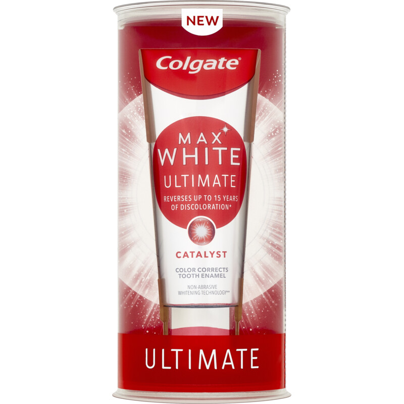 Een afbeelding van Colgate Max white ultimate tandpasta