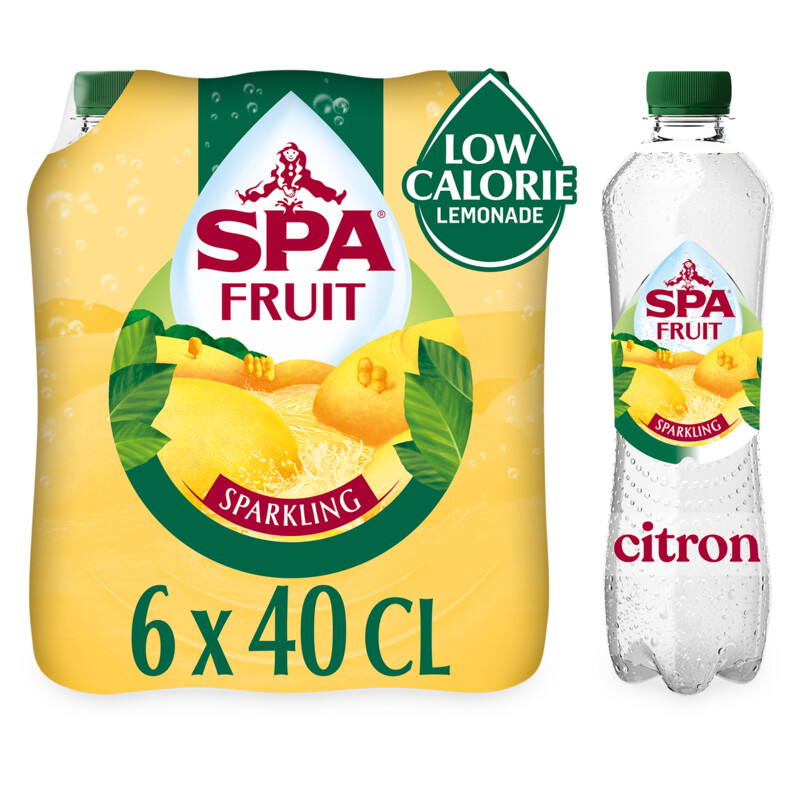Een afbeelding van Spa Fruit citron bruisend