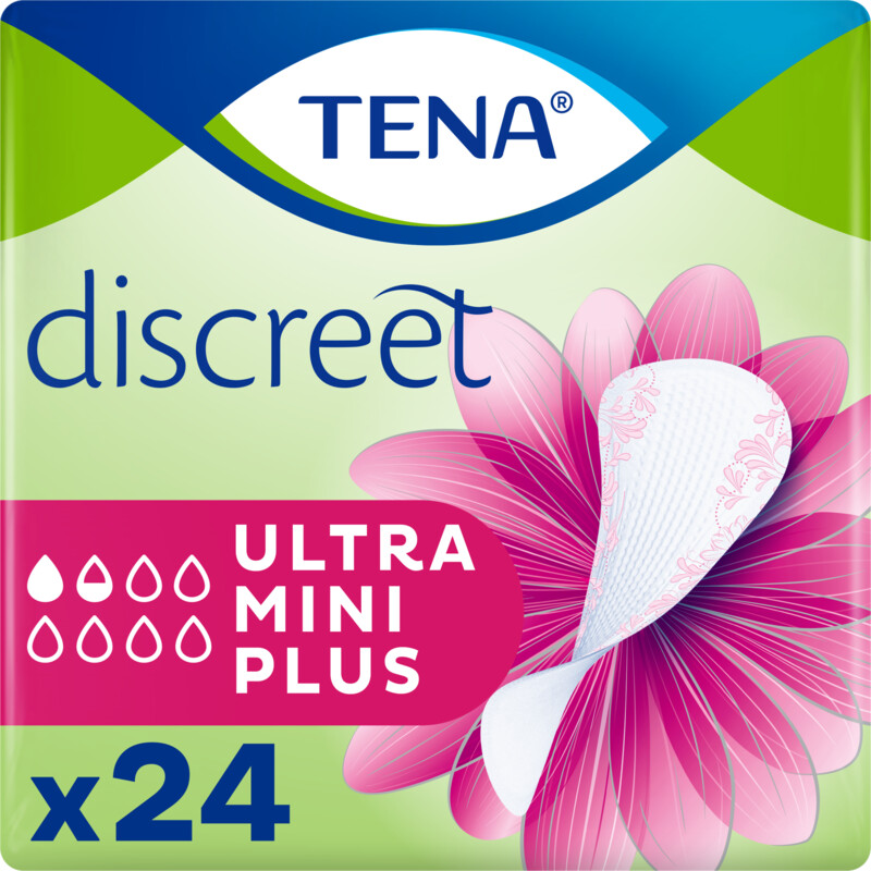 Een afbeelding van Tena Discreet ultra mini plus inlegkruisjes