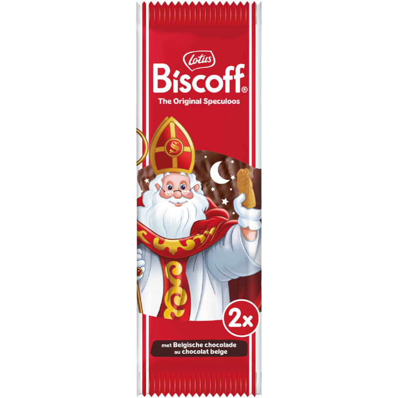 Een afbeelding van Lotus Biscoff Speculoos choco klaasmannen bel