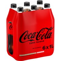 Een afbeelding van Coca-Cola Zero sugar 6-pack bel