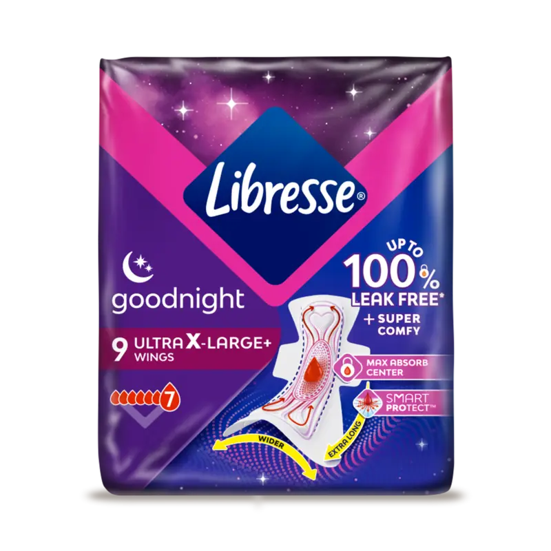 Libresse Goodnight ultra x-large maandverband