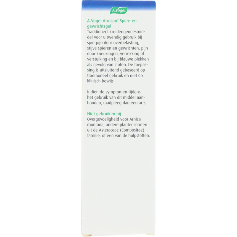Een afbeelding van A.Vogel Atrosan spier- en gewrichtsgel