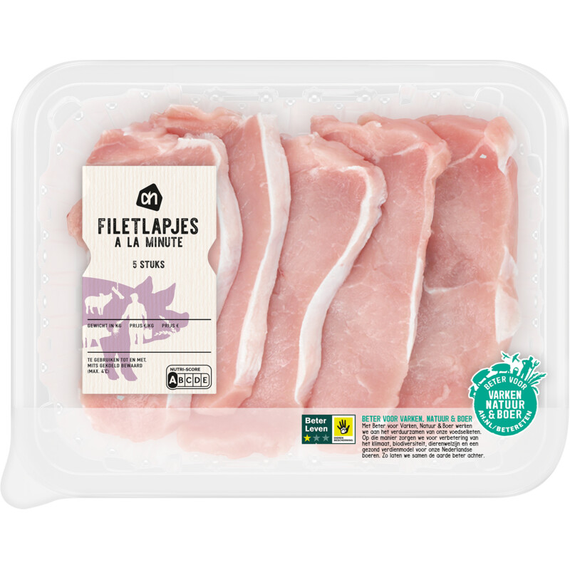 Een afbeelding van AH Filetlapjes à la minute naturel