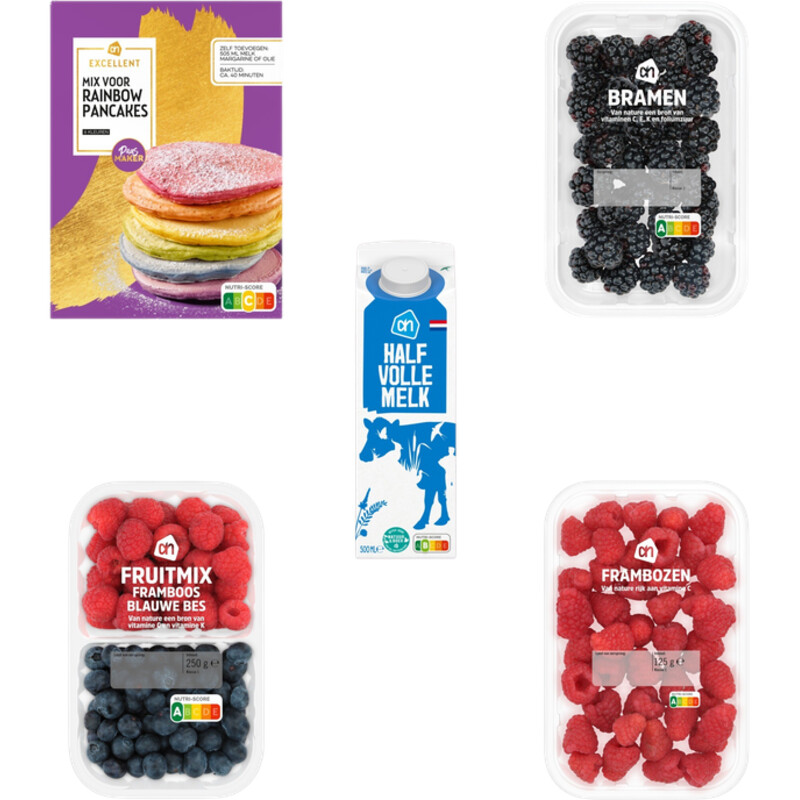 AH Excellent Regenbook pancakes pakket