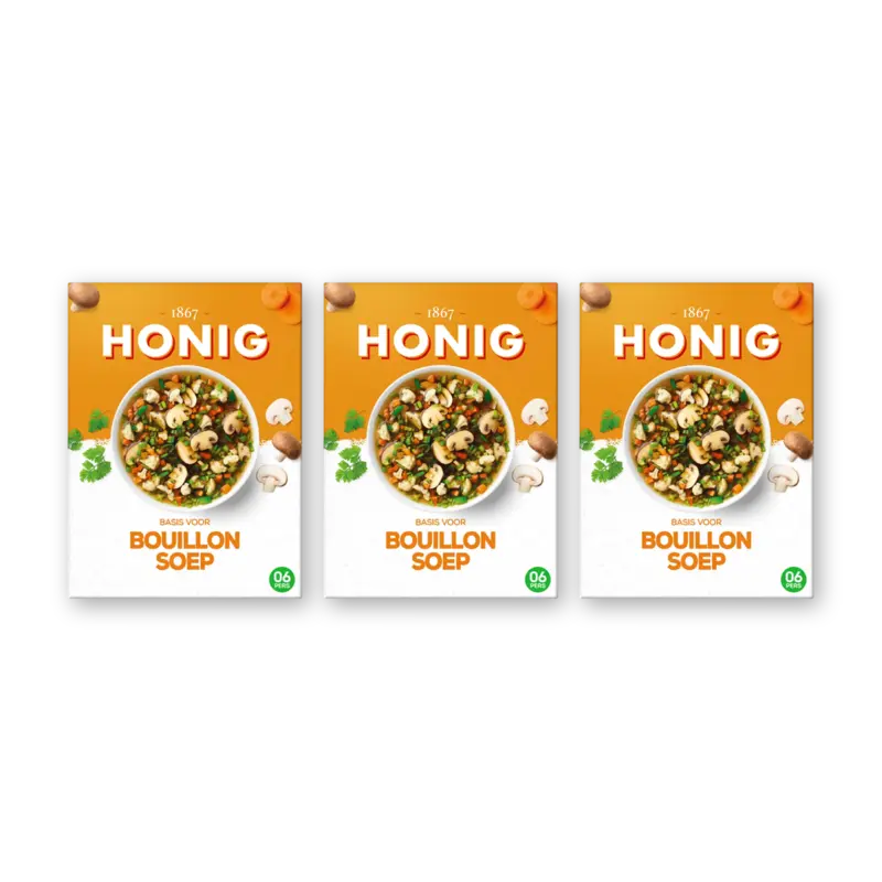Honig Basis voor bouillonsoep 3-pack