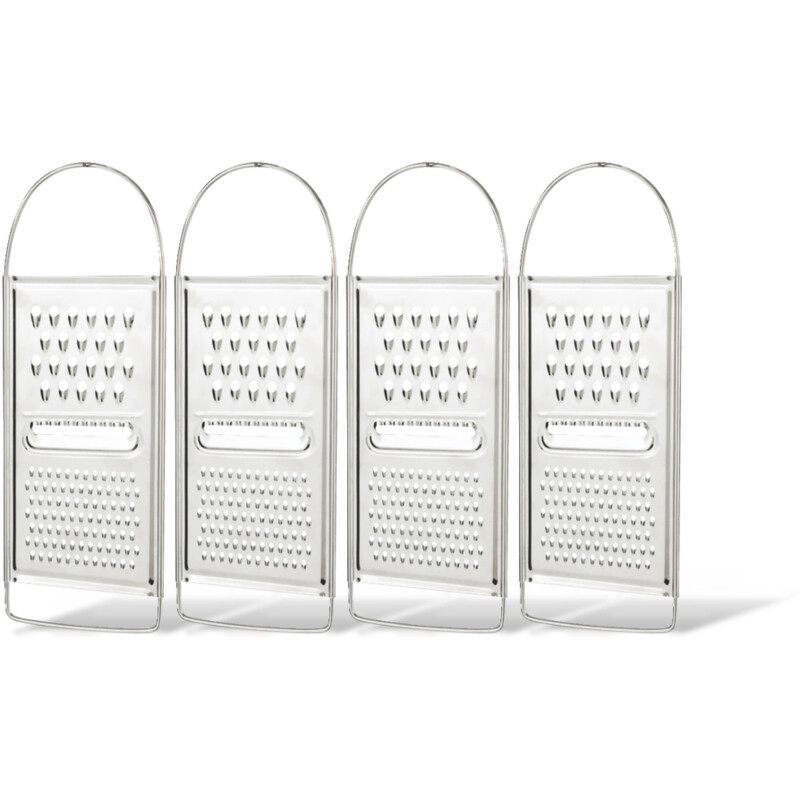 AH Rasp basis rvs 4-pack