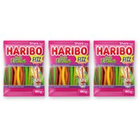 Haribo Soda straws f!zz zuur 3-pack