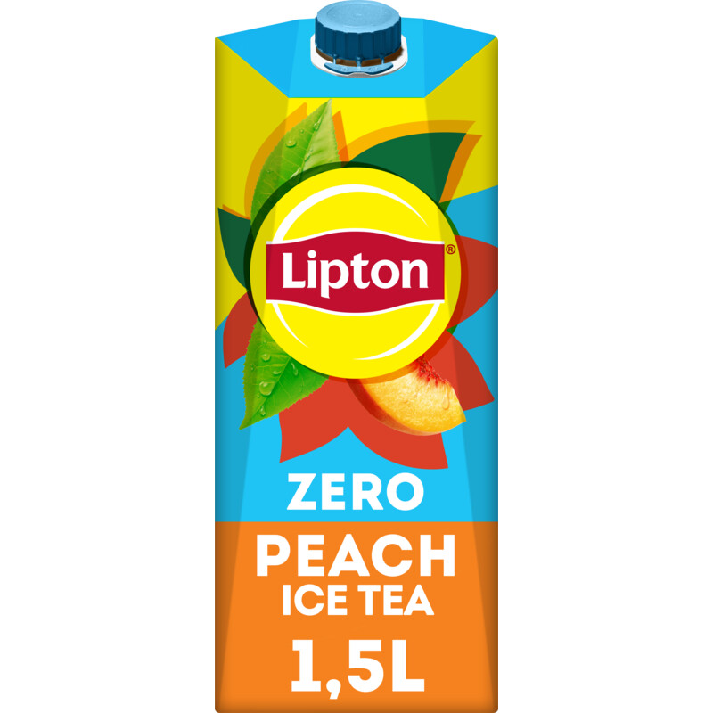 Een afbeelding van Lipton Ice tea peach zero sugar