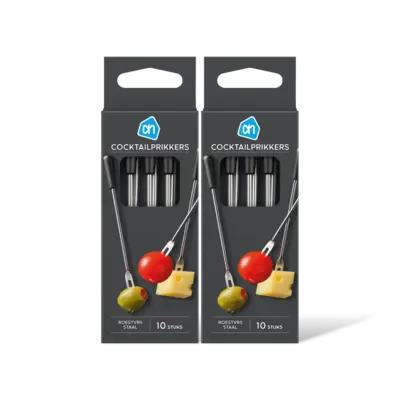 pdp-image-AH Cocktailprikkers roestvrijstaal 2-pack