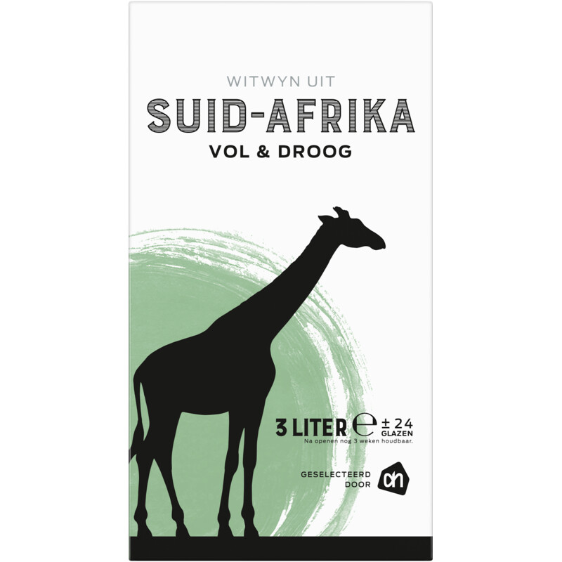 Een afbeelding van AH Vol & droge Zuid-Afrikaanse wit wijntap