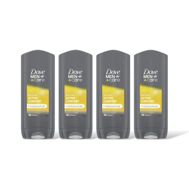 Dove Men+care FIFA active comfort 4-pack