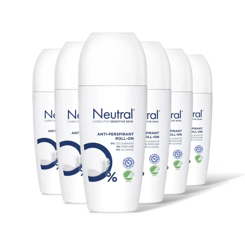 Neutral Sensitive skin anti-transpirant 6-pack