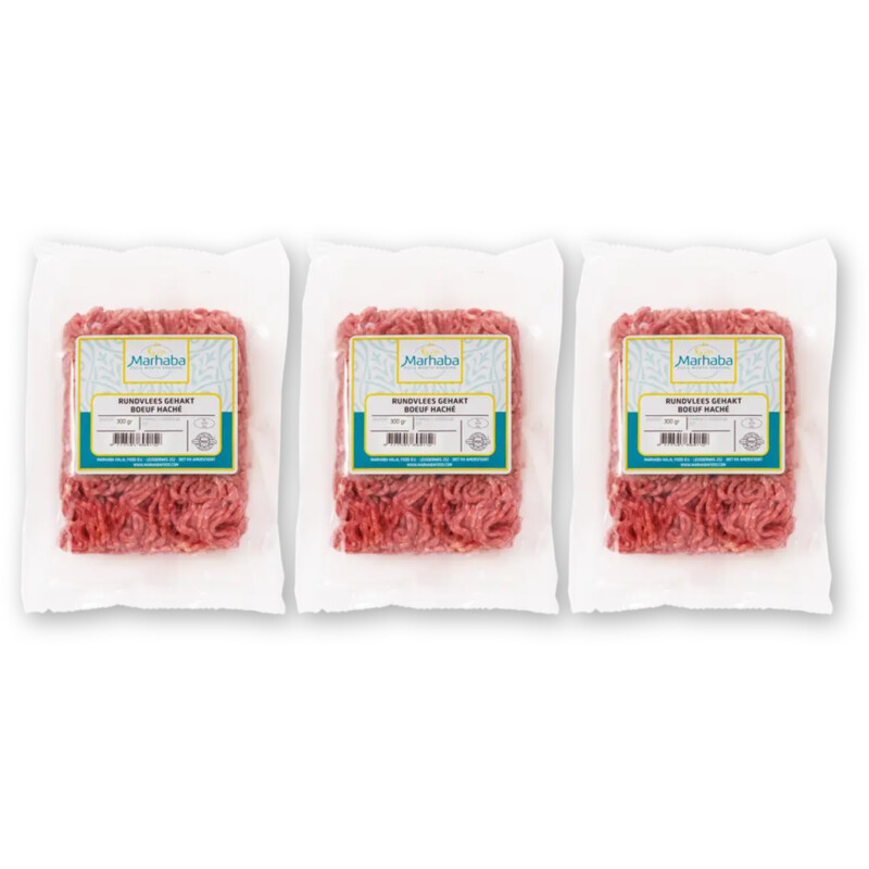 Marhaba Rundvlees gehakt 3-pack