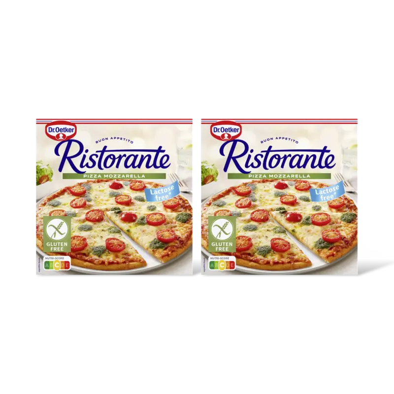 Dr. Oetker Ristorante pizza mozzarella gv 2-pack