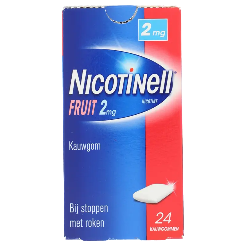Fruit nicotine kauwgom 2mg