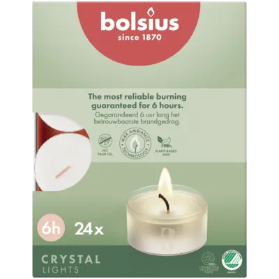 pdp-image-Bolsius Waxinelichtjes clear cup 6 uur