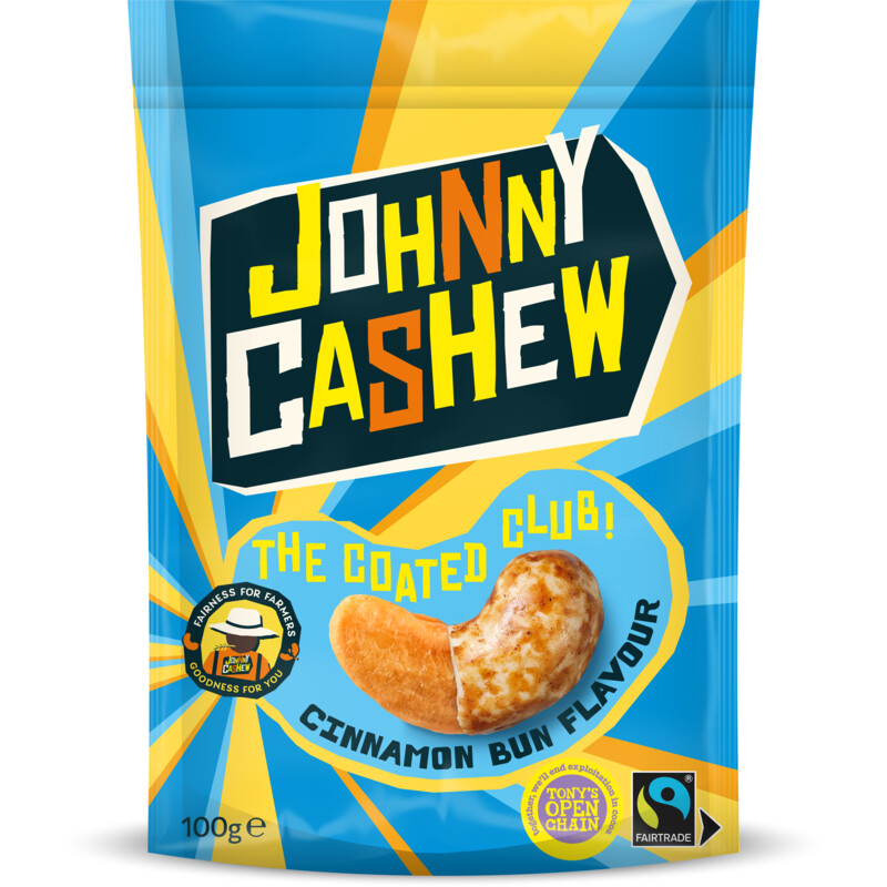 Een afbeelding van Johnny Cashew Cinnamon bun flavour