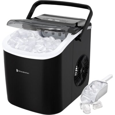 pdp-image-KitchenBrothers Ice cube maker machine black 1l
