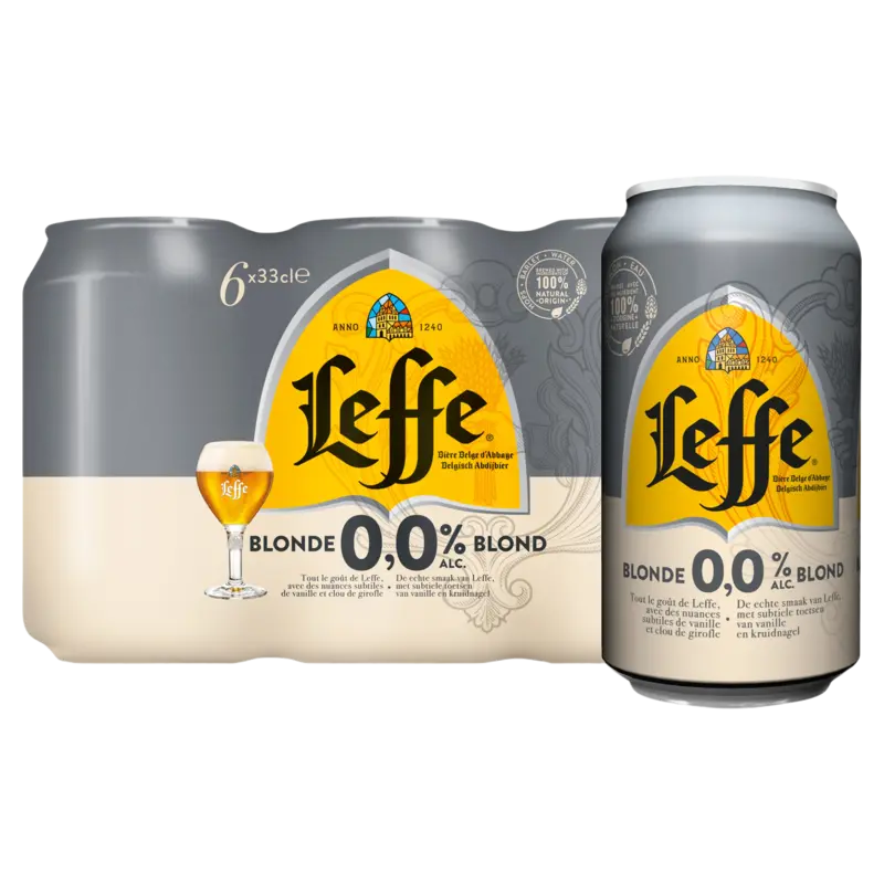 Leffe Blond 0.0% abdijbier 6-pack