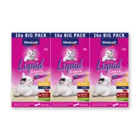 Vitakraft Liquid snack bigpack chicken en beef 3pk